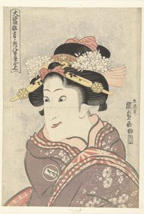 Iwai Hanshiro V in der Rolle von Yaoya Oshichi