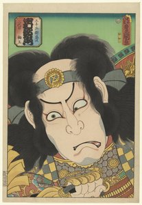 Nakamura Utaemon III in der Rolle von Gotobei Moritsugu von Utagawa Kunisada (I)