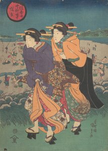 Jährliches Ereignis - der dritte Monat Ukiyo nenju gyoji: Yayoi, Mitte des 19. Jahrhunderts
