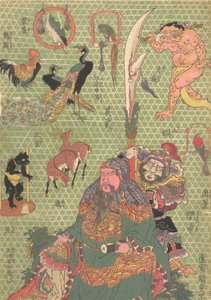 Korbarbeit: Vom Handwerker Ichida Shoshichiro von Naniwa Kagozaiku Naniwa saikunin Ic..., 1819 von Utagawa Kunisada