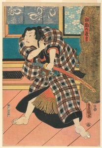 Chokichi, "das ungezähmte Pferd" von Utagawa Kunisada
