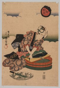 Vorbereitung Bonita von Utagawa Kunisada