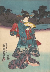 Druck von Utagawa Kunisada