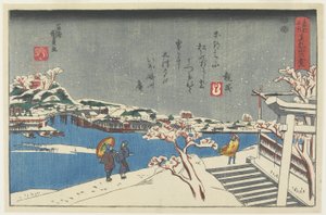 Schnee am Matsuchi-Hügel, 1847-1852