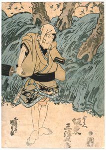 Der Schauspieler, Bando Mitsugoro, 1844 von Utagawa Kunisada