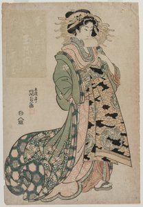 Die Kurtisane Shiratama vom Tamaya, um frühe 1810er