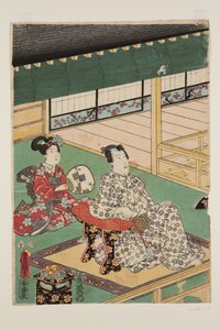 Der fünfte Monat (Satsuki) von Utagawa Kunisada