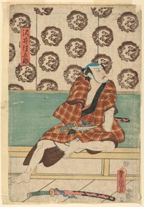 Der Schauspieler Igoro Sawai von Utagawa Kunisada