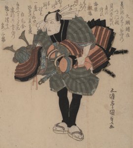 Theaterkostümträger von Utagawa Kunisada