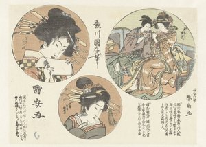 Frauenporträts von Utagawa Kuniyasu