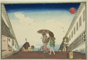 Kasumigaseki, aus der Serie "Berühmte Orte in der östlichen Hauptstadt"