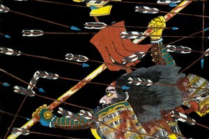Die Schlacht bei Shijō Nawate, ca. 1857