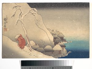 Reisen in einem Schneesturm