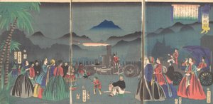 Frankreich, 2. Monat, 1865 von Utagawa Yoshitora