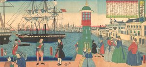 Paris, Frankreich, 6. Monat, 1862 von Utagawa Yoshitora