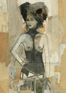 Abstrakte Weibliche Figur