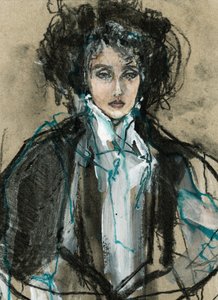 Porträt einer eleganten Dame von Ute Rathmann