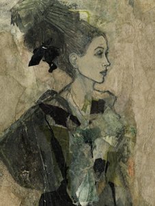Elegantes Frauenprofil von Ute Rathmann