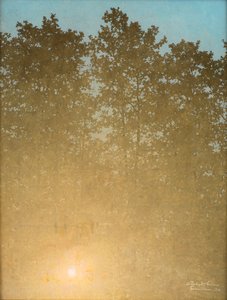 Sonnenuntergang. Fontainebleau, 1900