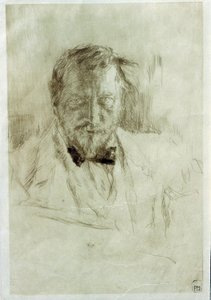 Selbstporträt von Valentin Aleksandrovich Serov
