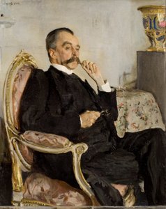 Porträt von Prinz Wladimir Michailowitsch Golizyn 1847-1932, 1906