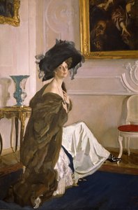 Porträt von Prinzessin Olga Orlova, 1911 von Valentin Aleksandrovich Serov