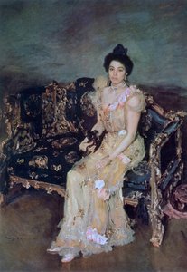 Porträt von Sofia Michailowna Botkina, 1899 von Valentin Aleksandrovich Serov