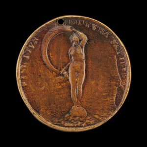 Fortuna mit Schleier [Rückseite], 1584