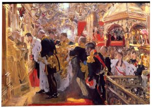 Die Krönung von Kaiser Nikolaus II. in der Mariä-Entschlafens-Kathedrale