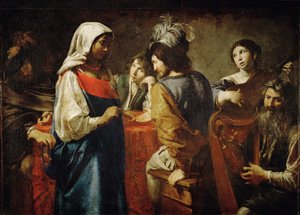 La diseuse de bonne aventure - Die Wahrsagerin von Valentin de Boulogne