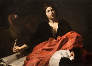 Johannes der Evangelist von Valentin de Boulogne