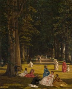 Die Allee, Wildernesse, Kent von Valentine Cameron Prinsep