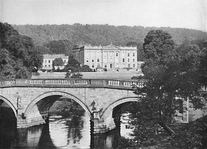 Chatsworth House, um 1896