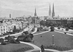 Coventry: Die drei Türme, um 1896
