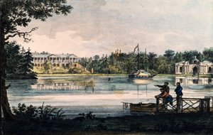 Cameron-Galerie im Katharinenpalast in Zarskoje Selo, um 1820 von Valerian Platonovich Langer