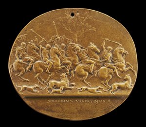 Eine Löwenjagd von Valerio Belli