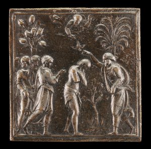 Die Taufe im Jordan, 1537 oder später von Valerio Belli