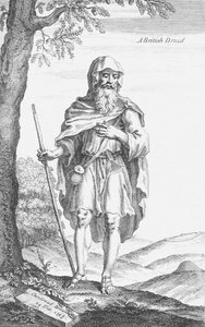 Ein britischer Druide von Stonehenge von William Stukeley von Van Der Gucht