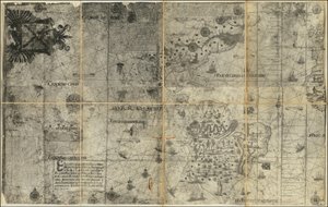 1551 Karte der westlichen Hemisphäre von Sancho Gutiérrez von Various