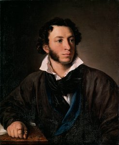 Porträt des Schriftstellers Alexander Puschkin