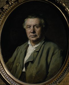 Porträt des Malers P. S. Stepanow, 1870