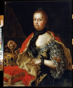 Porträt der Kaiserin Maria Theresia von Österreich (1717-1780) von Vasili Kozmich Berezin