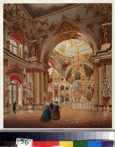Die große Kapelle des Winterpalastes in Sankt Petersburg