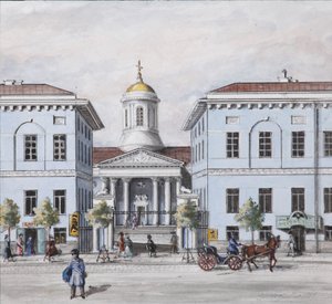 Der Newski-Prospekt in Sankt Petersburg, 1830-1840er Jahre