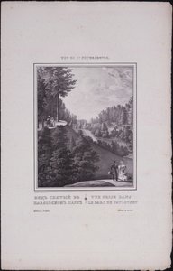 Ansichten von Sankt Petersburg. Ansicht des Parks in Pawlowsk, 1833