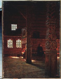Innenraum der Peter-und-Paul-Kirche in Puchug