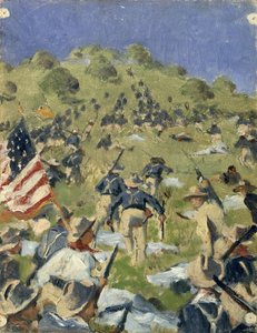 Theodore Roosevelt nimmt die Saint-Juan-Höhen ein