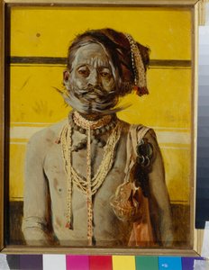 Ein Fakir von Vasili Vasilievich Vereshchagin