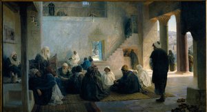 Christus unter den Schriftgelehrten von Vasilij Dmitrievich Polenov