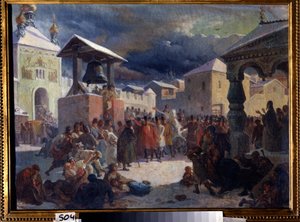Das Veche in der Republik Nowgorod von Vasily Grigorievich Khudyakov